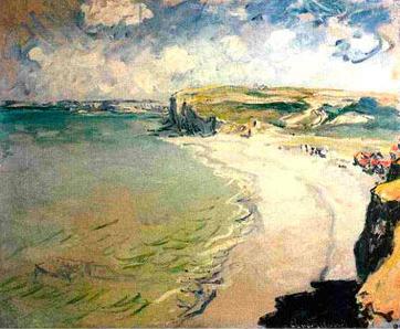 Claude Monet The Beach at Pourville oil painting picture